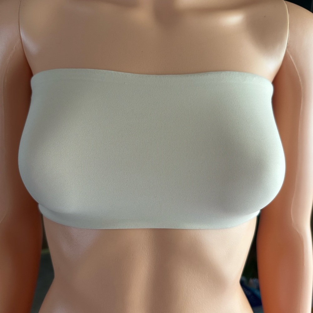 SKIMS Cream Bandeau Intimates & Sleepwear,Bra XS